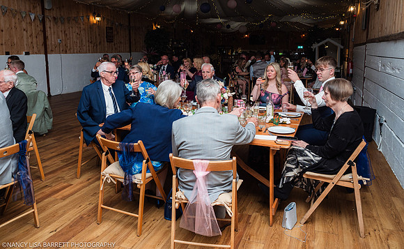 SPEECHES AND ROOM - WELLBEING FARM WEDDING, BOLTON, GREATER MANCHESTER