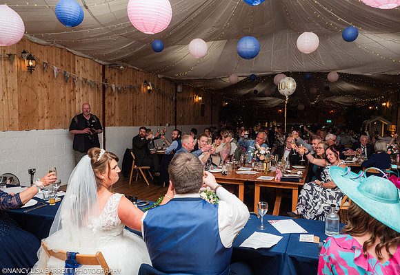 SPEECHES AND ROOM - WELLBEING FARM WEDDING, BOLTON, GREATER MANCHESTER