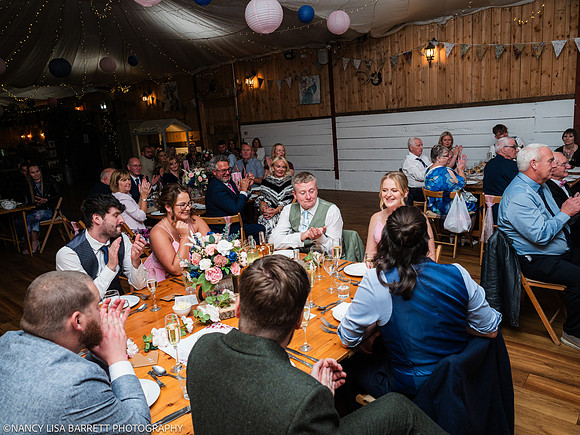SPEECHES AND ROOM - WELLBEING FARM WEDDING, BOLTON, GREATER MANCHESTER