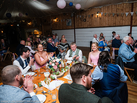 SPEECHES AND ROOM - WELLBEING FARM WEDDING, BOLTON, GREATER MANCHESTER
