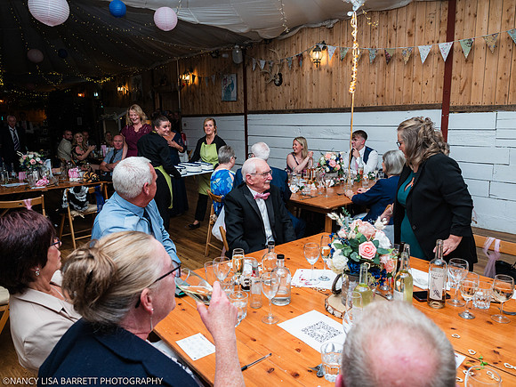 SPEECHES AND ROOM - WELLBEING FARM WEDDING, BOLTON, GREATER MANCHESTER