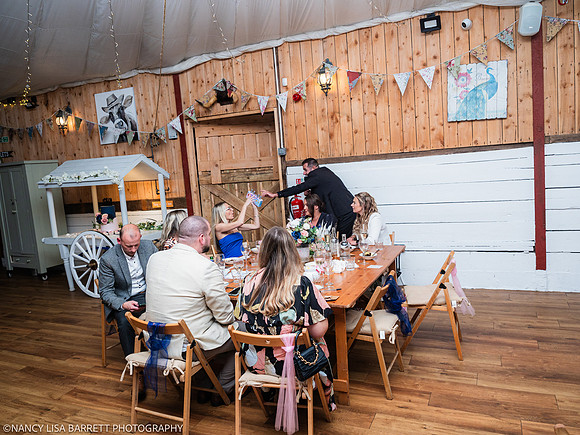SPEECHES AND ROOM - WELLBEING FARM WEDDING, BOLTON, GREATER MANCHESTER