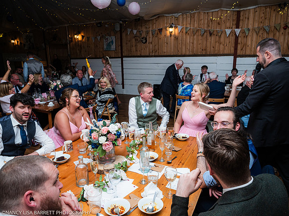 SPEECHES AND ROOM - WELLBEING FARM WEDDING, BOLTON, GREATER MANCHESTER