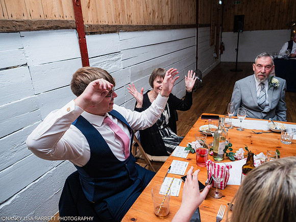 SPEECHES AND ROOM - WELLBEING FARM WEDDING, BOLTON, GREATER MANCHESTER