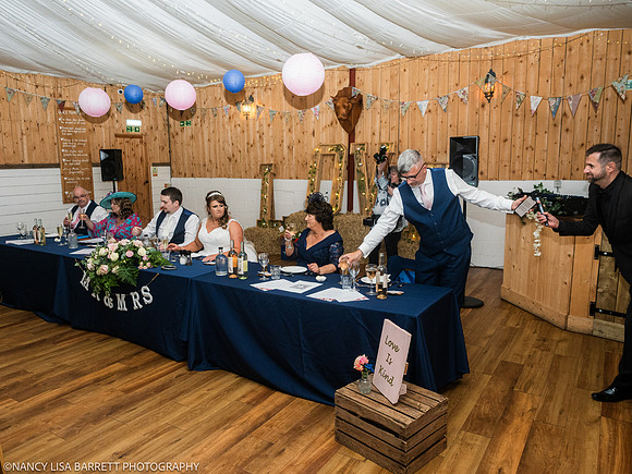 SPEECHES AND ROOM - WELLBEING FARM WEDDING, BOLTON, GREATER MANCHESTER
