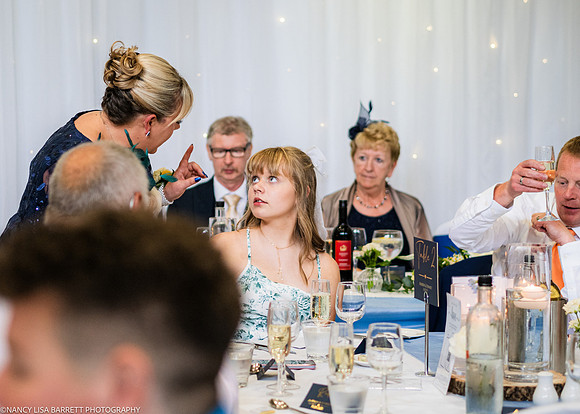 WEDDING SPEECHES AT THE LANCASTER HOUSE HOTEL, BAILRIGG, LANCASTER, LANCASHIRE