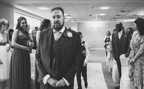 LEIGH SPORTS VILLAGE WEDDING, LEIGH, LANCASHIRE.
