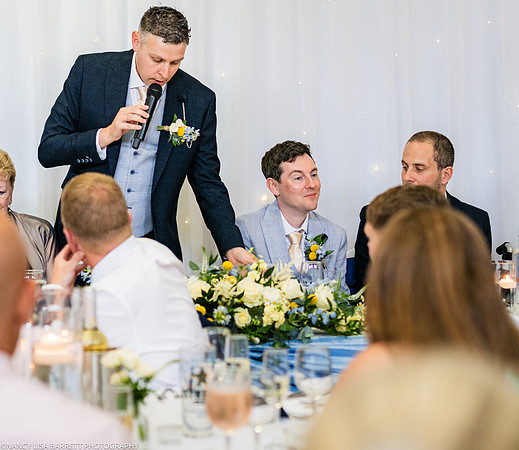 WEDDING SPEECHES AT THE LANCASTER HOUSE HOTEL, BAILRIGG, LANCASTER, LANCASHIRE