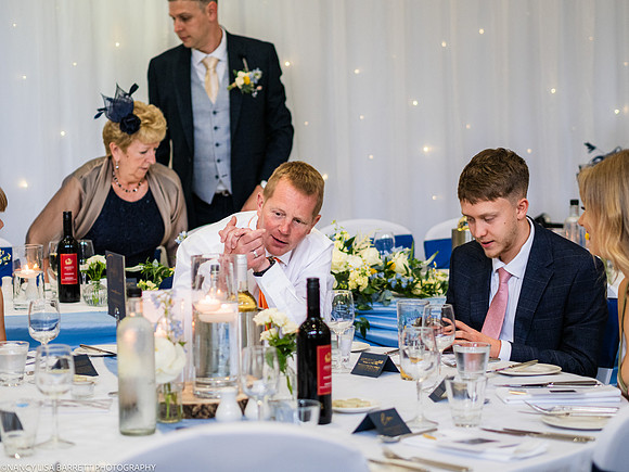 WEDDING SPEECHES AT THE LANCASTER HOUSE HOTEL, BAILRIGG, LANCASTER, LANCASHIRE
