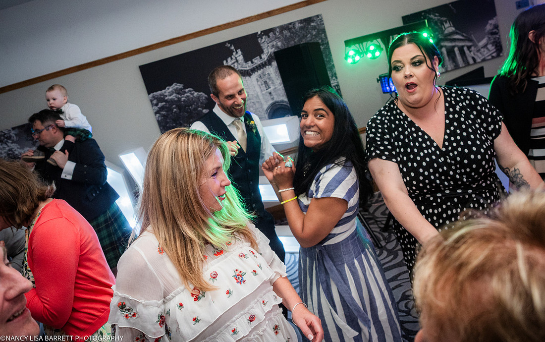 WEDDING CAKE AND DANCE AT THE LANCASTER HOUSE HOTEL, BAILRIGG, LANCASTER, LANCASHIRE