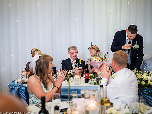 WEDDING SPEECHES AT THE LANCASTER HOUSE HOTEL, BAILRIGG, LANCASTER, LANCASHIRE