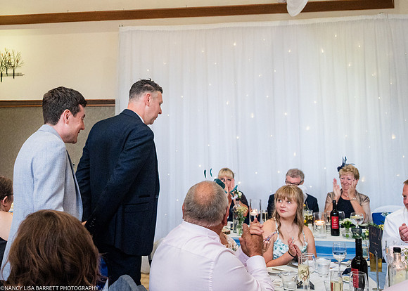 WEDDING SPEECHES AT THE LANCASTER HOUSE HOTEL, BAILRIGG, LANCASTER, LANCASHIRE