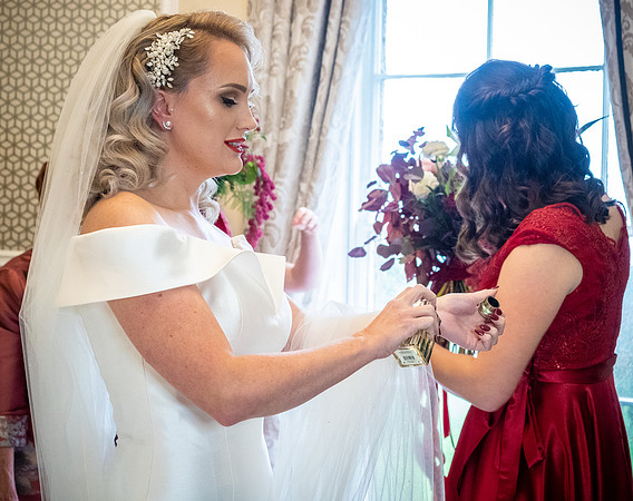 SHAW HILL HOTEL WEDDING, CHORLEY, LANCASHIRE - NOV 2021