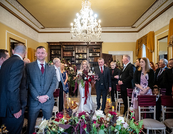 SHAW HILL HOTEL WEDDING, CHORLEY, LANCASHIRE - NOV 2021