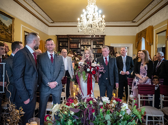 SHAW HILL HOTEL WEDDING, CHORLEY, LANCASHIRE - NOV 2021