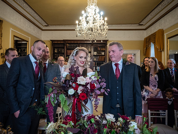 SHAW HILL HOTEL WEDDING, CHORLEY, LANCASHIRE - NOV 2021