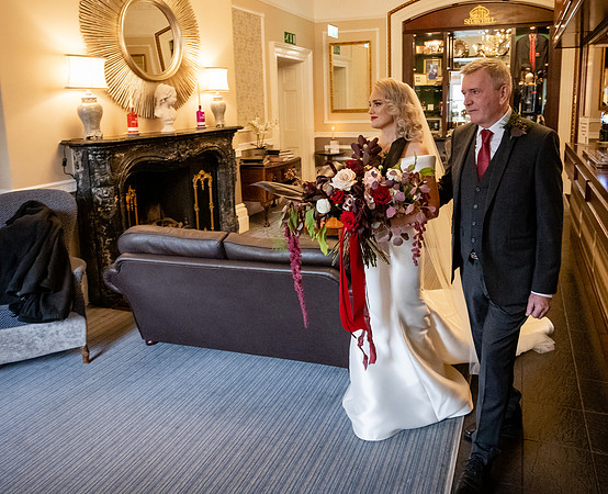SHAW HILL HOTEL WEDDING, CHORLEY, LANCASHIRE - NOV 2021