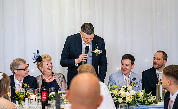 WEDDING SPEECHES AT THE LANCASTER HOUSE HOTEL, BAILRIGG, LANCASTER, LANCASHIRE