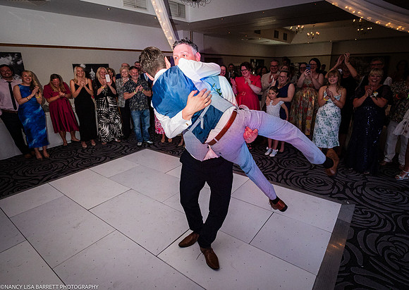 WEDDING CAKE AND DANCE AT THE LANCASTER HOUSE HOTEL, BAILRIGG, LANCASTER, LANCASHIRE