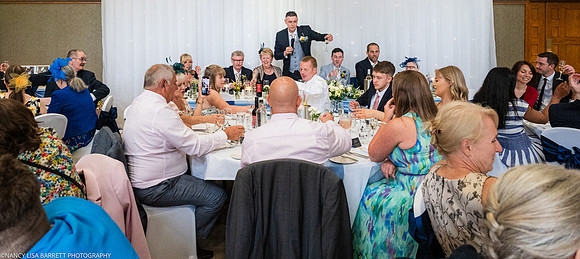 WEDDING SPEECHES AT THE LANCASTER HOUSE HOTEL, BAILRIGG, LANCASTER, LANCASHIRE