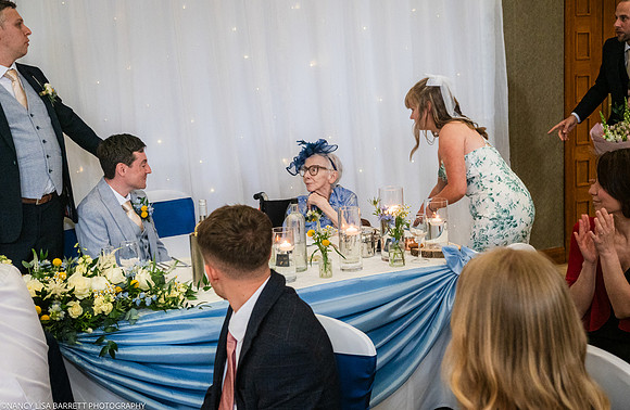 WEDDING SPEECHES AT THE LANCASTER HOUSE HOTEL, BAILRIGG, LANCASTER, LANCASHIRE