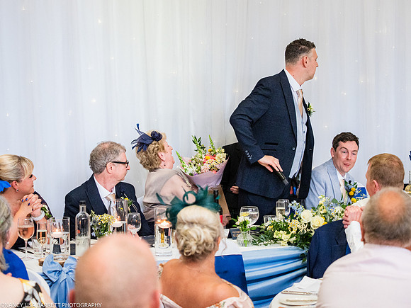 WEDDING SPEECHES AT THE LANCASTER HOUSE HOTEL, BAILRIGG, LANCASTER, LANCASHIRE