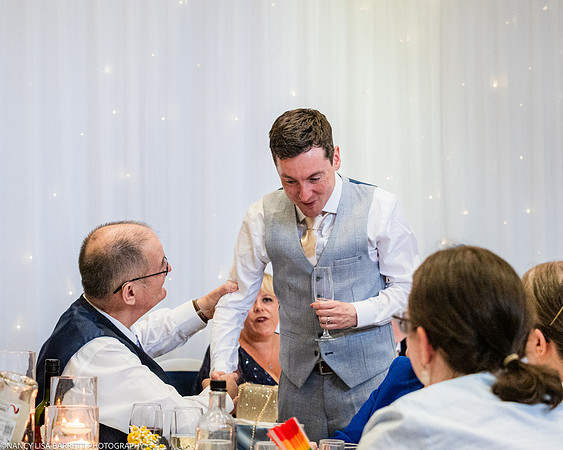 WEDDING SPEECHES AT THE LANCASTER HOUSE HOTEL, BAILRIGG, LANCASTER, LANCASHIRE