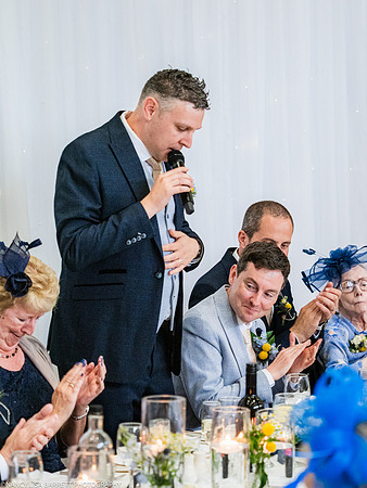 WEDDING SPEECHES AT THE LANCASTER HOUSE HOTEL, BAILRIGG, LANCASTER, LANCASHIRE