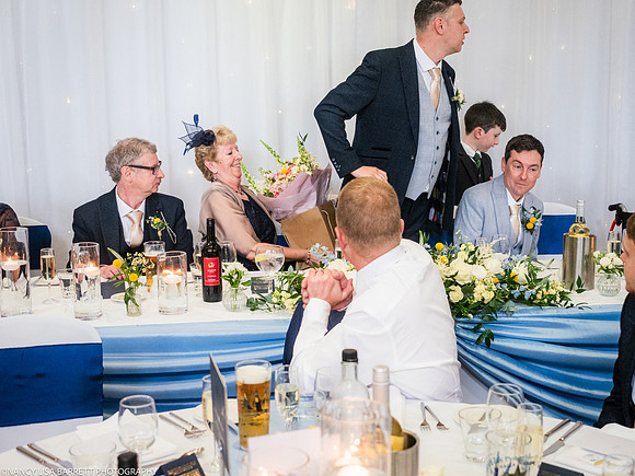 WEDDING SPEECHES AT THE LANCASTER HOUSE HOTEL, BAILRIGG, LANCASTER, LANCASHIRE