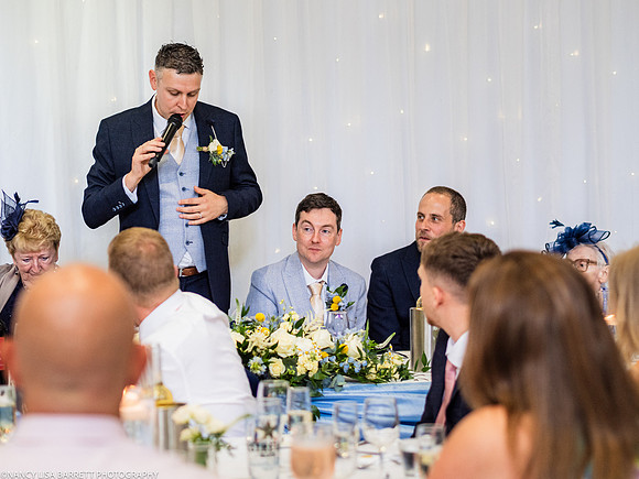 WEDDING SPEECHES AT THE LANCASTER HOUSE HOTEL, BAILRIGG, LANCASTER, LANCASHIRE