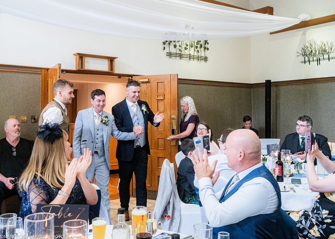 WEDDING SPEECHES AT THE LANCASTER HOUSE HOTEL, BAILRIGG, LANCASTER, LANCASHIRE