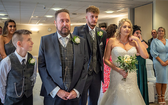 LEIGH SPORTS VILLAGE WEDDING, LEIGH, LANCASHIRE.