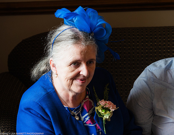 EDWARD GETTING READY AT THE LANCASTER HOUSE HOTEL, BAILRIGG, LANCASTER, LANCASHIRE