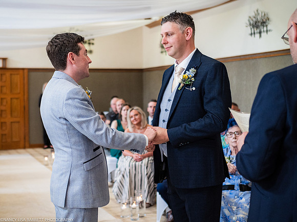WEDDING CEREMONY AT THE LANCASTER HOUSE HOTEL, BAILRIGG, LANCASTER, LANCASHIRE