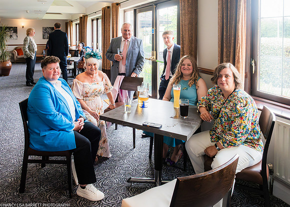 EDWARD GETTING READY AT THE LANCASTER HOUSE HOTEL, BAILRIGG, LANCASTER, LANCASHIRE