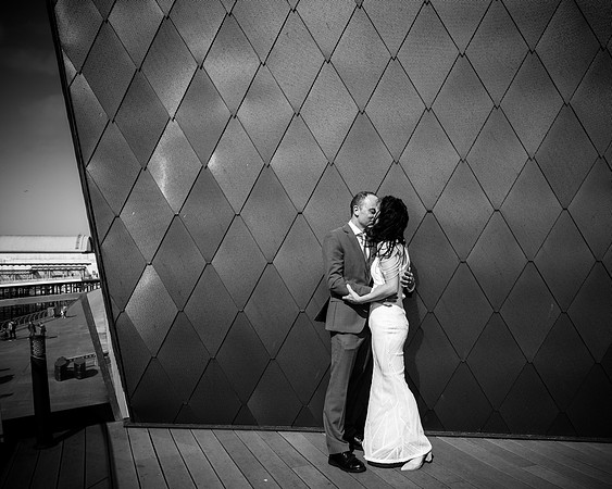 BLACKPOOL, LANCASHIRE SAND AND SEA WEDDING WITH CLAIRE AND OWEN - HIGHLIGHTS