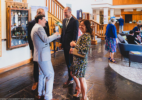 EDWARD GETTING READY AT THE LANCASTER HOUSE HOTEL, BAILRIGG, LANCASTER, LANCASHIRE