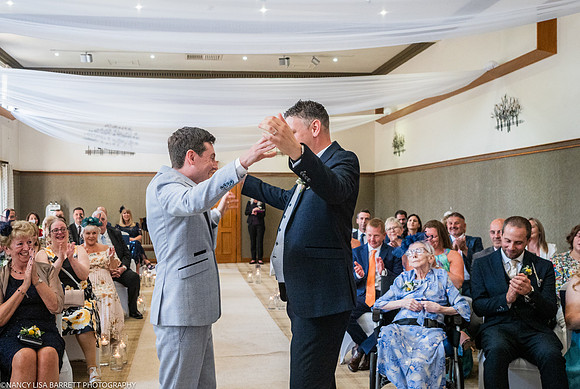WEDDING CEREMONY AT THE LANCASTER HOUSE HOTEL, BAILRIGG, LANCASTER, LANCASHIRE