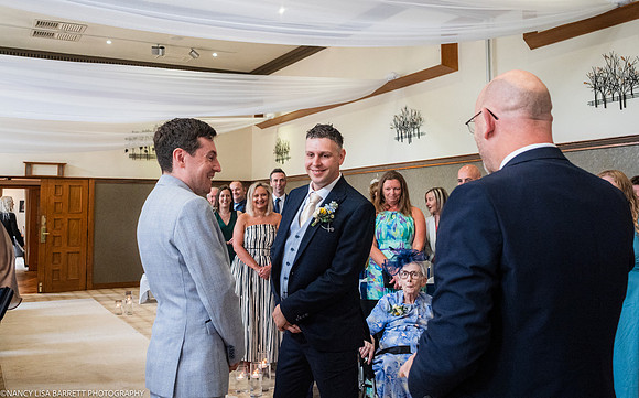 WEDDING CEREMONY AT THE LANCASTER HOUSE HOTEL, BAILRIGG, LANCASTER, LANCASHIRE