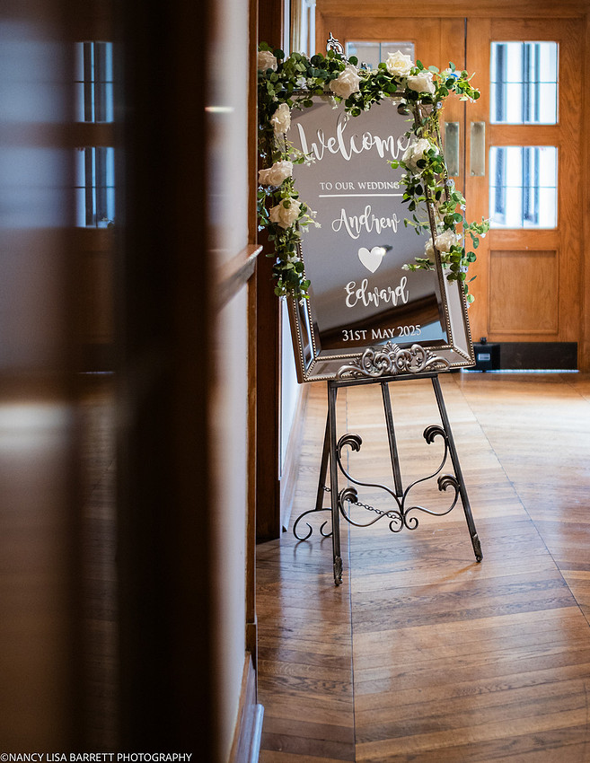 EDWARD GETTING READY AT THE LANCASTER HOUSE HOTEL, BAILRIGG, LANCASTER, LANCASHIRE