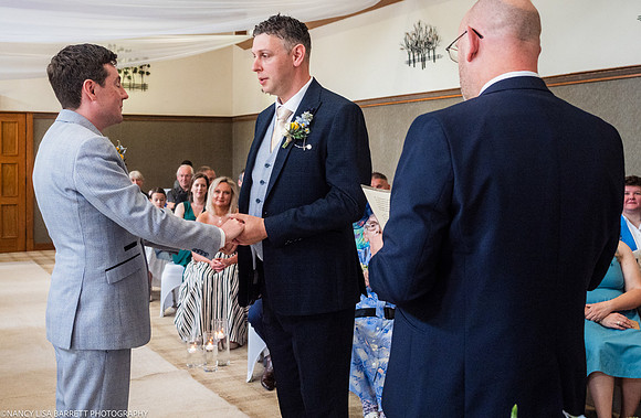 WEDDING CEREMONY AT THE LANCASTER HOUSE HOTEL, BAILRIGG, LANCASTER, LANCASHIRE