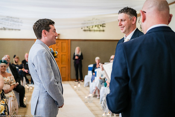 WEDDING CEREMONY AT THE LANCASTER HOUSE HOTEL, BAILRIGG, LANCASTER, LANCASHIRE