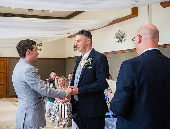WEDDING CEREMONY AT THE LANCASTER HOUSE HOTEL, BAILRIGG, LANCASTER, LANCASHIRE