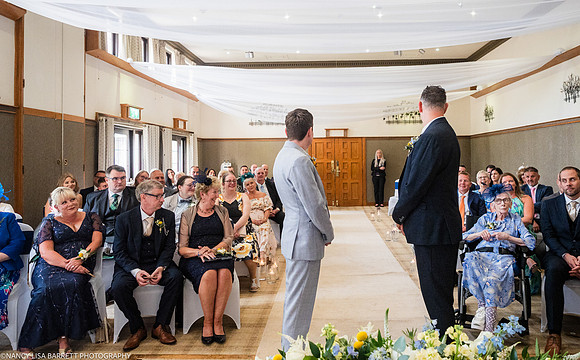 WEDDING CEREMONY AT THE LANCASTER HOUSE HOTEL, BAILRIGG, LANCASTER, LANCASHIRE