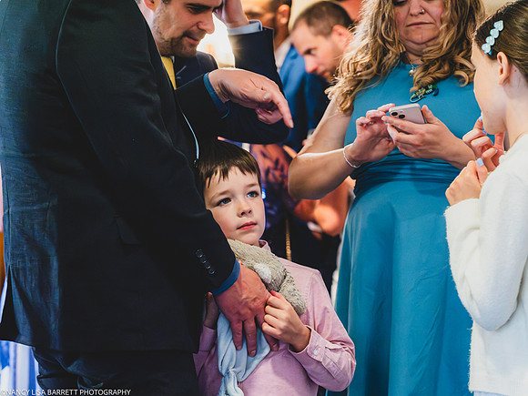 EDWARD GETTING READY AT THE LANCASTER HOUSE HOTEL, BAILRIGG, LANCASTER, LANCASHIRE