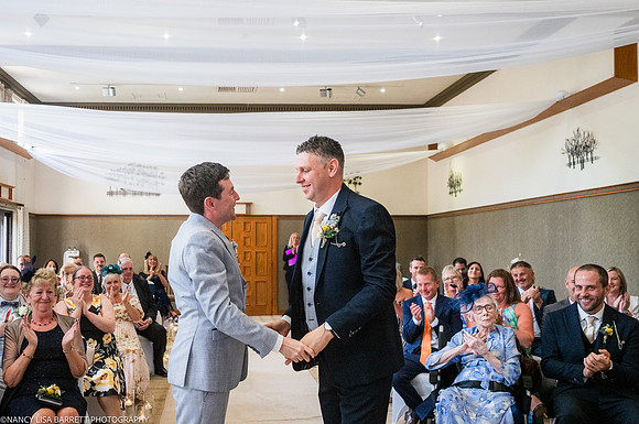 WEDDING CEREMONY AT THE LANCASTER HOUSE HOTEL, BAILRIGG, LANCASTER, LANCASHIRE