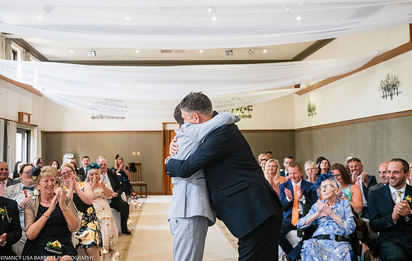 WEDDING CEREMONY AT THE LANCASTER HOUSE HOTEL, BAILRIGG, LANCASTER, LANCASHIRE
