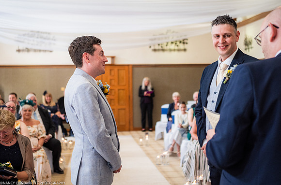 WEDDING CEREMONY AT THE LANCASTER HOUSE HOTEL, BAILRIGG, LANCASTER, LANCASHIRE