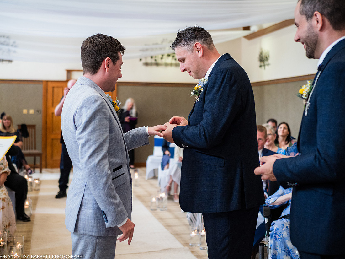 WEDDING CEREMONY AT THE LANCASTER HOUSE HOTEL, BAILRIGG, LANCASTER, LANCASHIRE